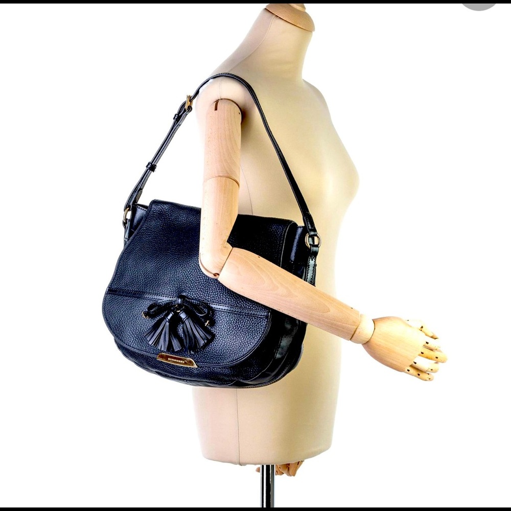 Burberry hobo black leather bag - Picture 2 of 16